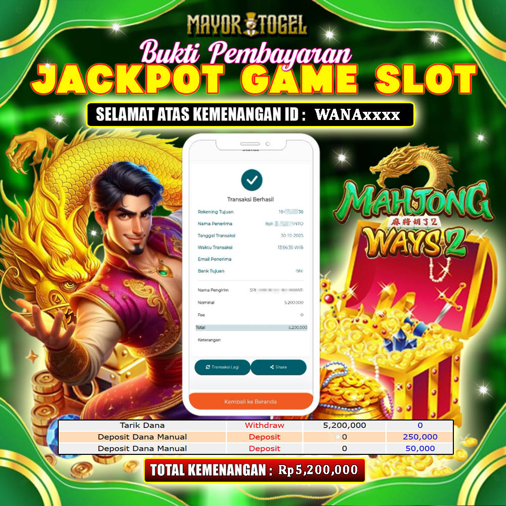 Bukti Jackpot