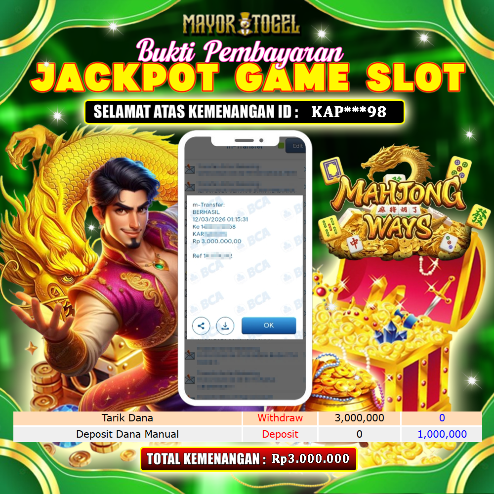 Bukti Jackpot