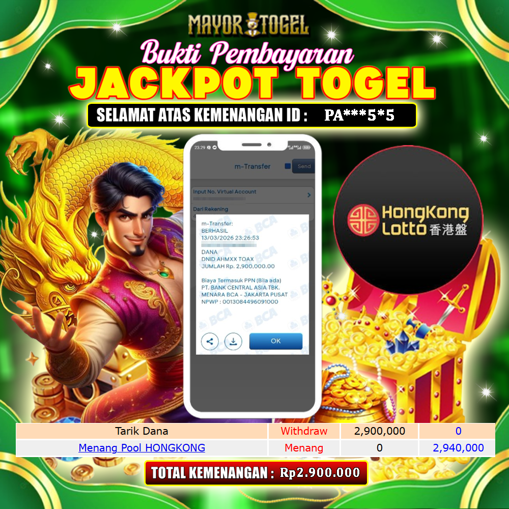 Bukti Jackpot