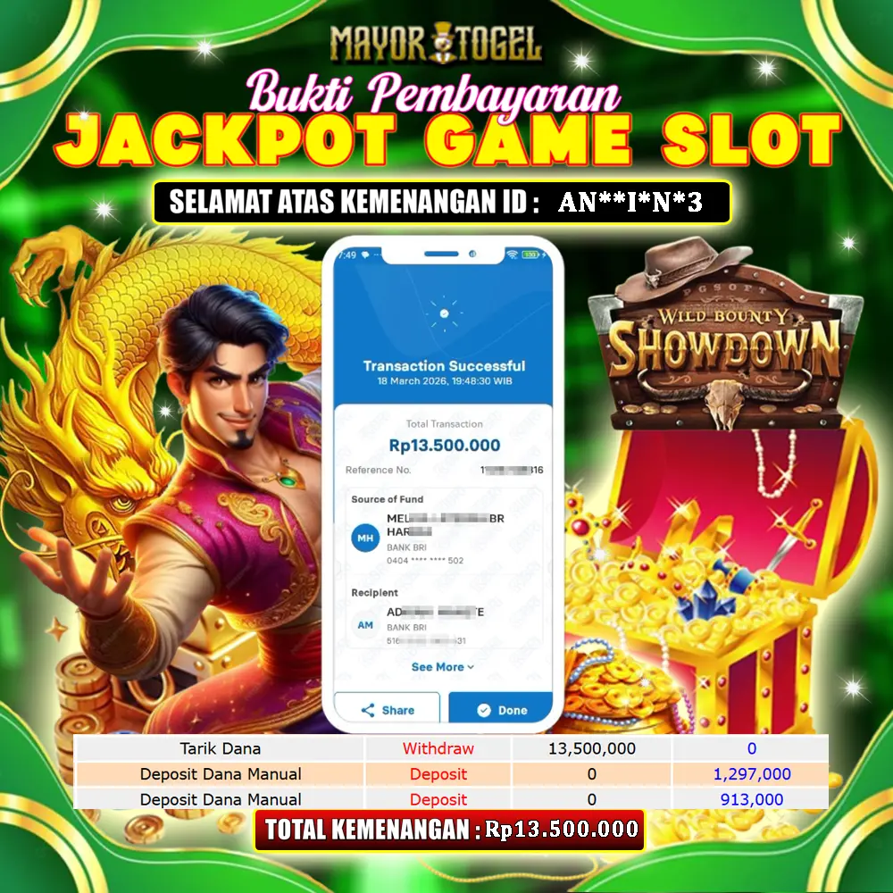Bukti Jackpot