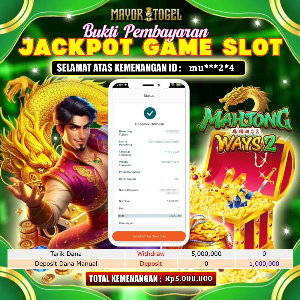 Bukti Jackpot