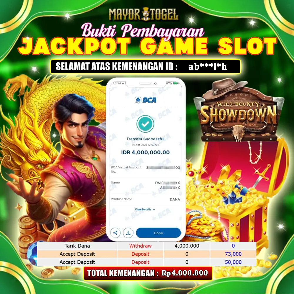 Bukti Jackpot