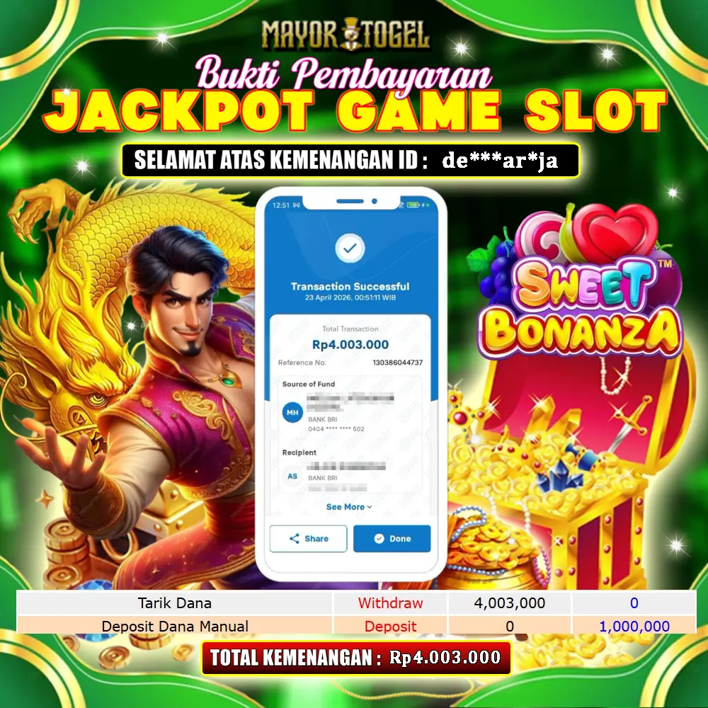Bukti Jackpot