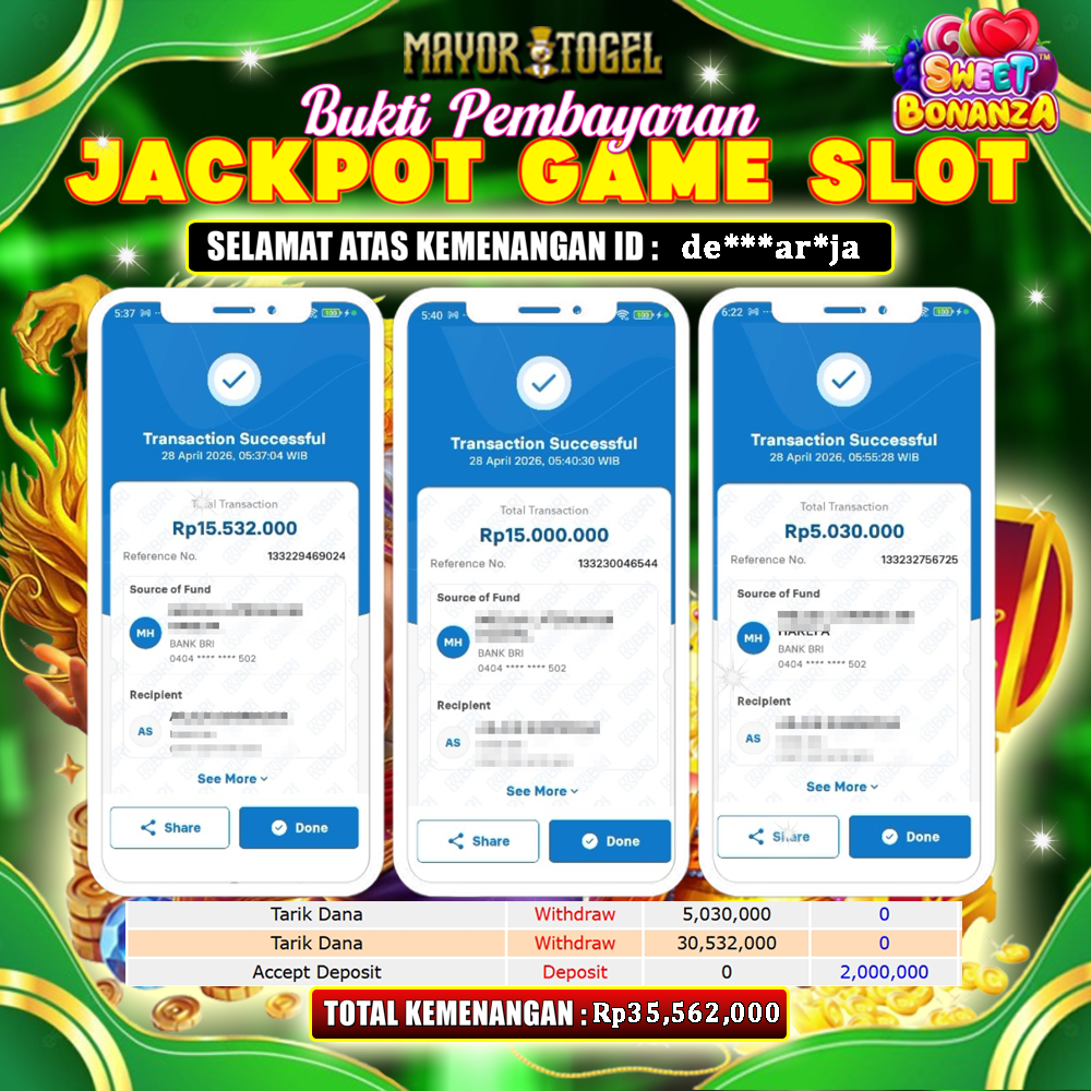 Bukti Jackpot